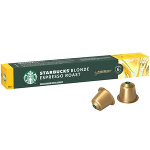 Café em Cápsula Starbucks Espresso Nespresso Roast by Blonde 53g c/ 10 Unid