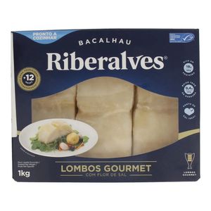 Lombo de Bacalhau Riberalves Dessalgado c/ Flor de Sal 1Kg