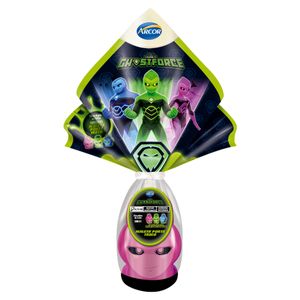 Ovo de Páscoa Arcor ao Leite Ghostforce 100g Vem com 1 MaletaPorta-Treco