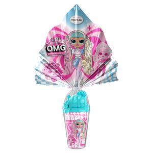 Ovo de Páscoa Topcau ao Leite L.O.L Surprise O.M.G. 90g Vem c/ Um Copo