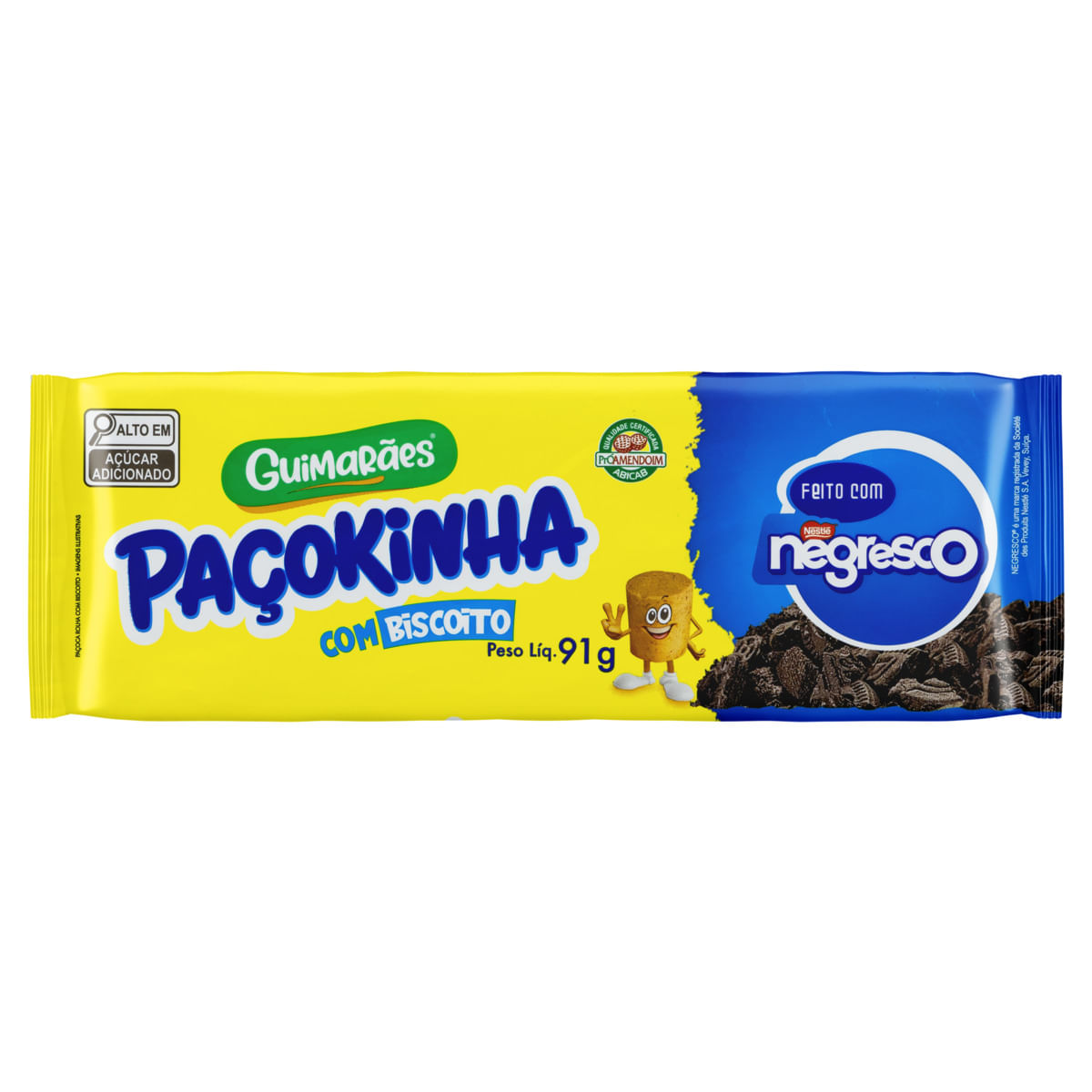 Pacokinha Guimarães Com Biscoito + Negresco 91g | Bretas Supermercado