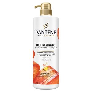 Shampoo Pantene Pro-V Miracles Biotinamina B3 Antiqueda & Nutrição 510ml