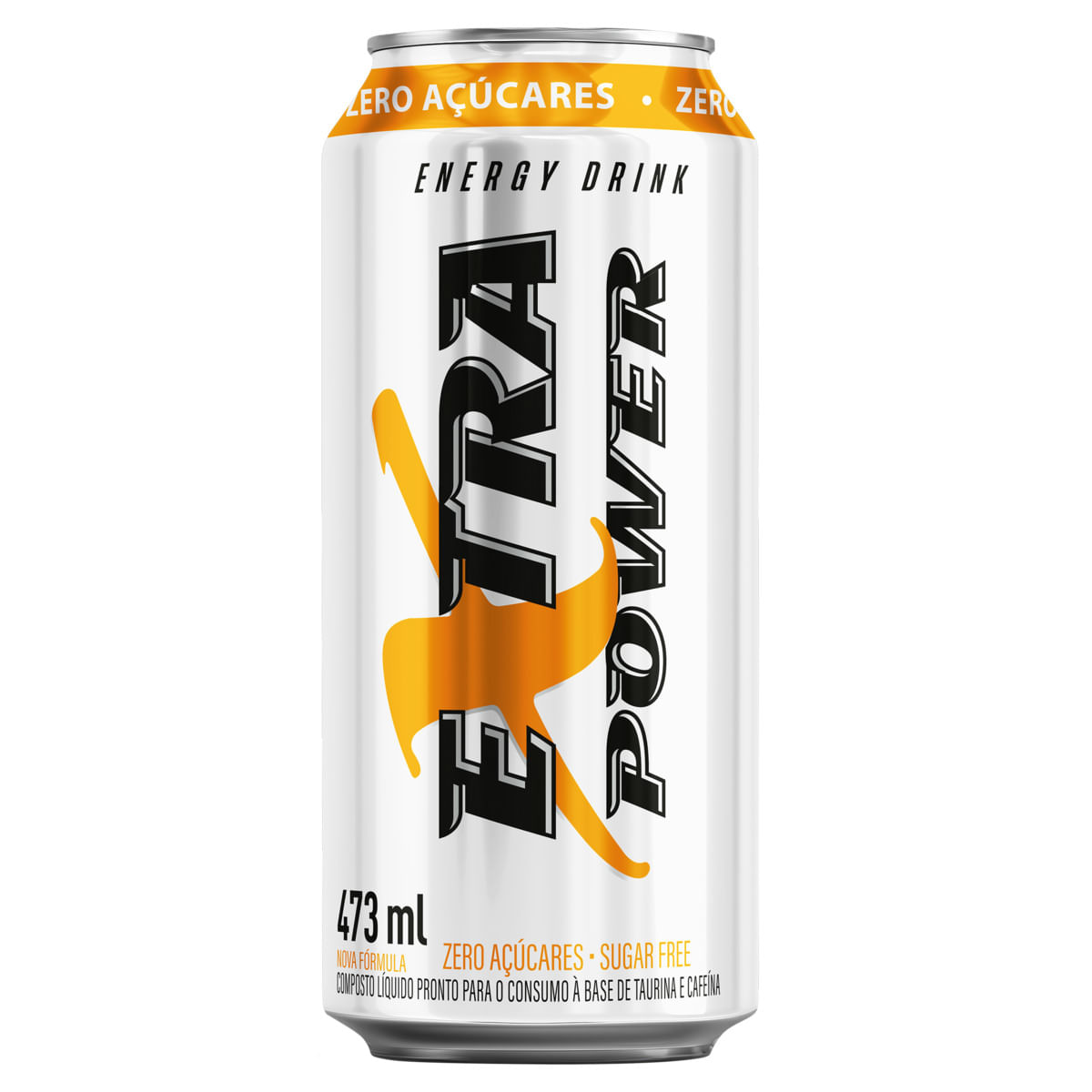 Energético Extra Power Zero Açúcar Lata 473ml | Bretas Supermercado