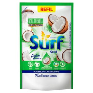 Lava-Roupas Líquido Surf Cuidado do Coco Sachê 900ml