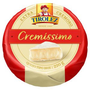 Queijo Tipo Brie Tirolez Cremissimo 220g