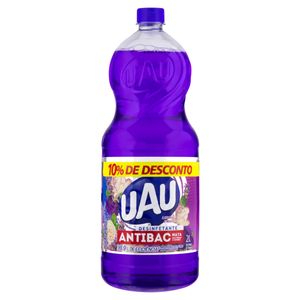 Desinfetante Uso Geral Uau Antibac Lavanda e Rosas Frasco 2l Grátis 10%de Desconto