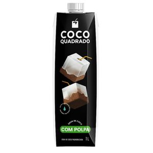 Água de Coco Coco Quadrado com Polpa 1 Litro