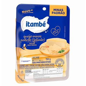 Queijo Minas Padrão Itambé Fatiado 150g