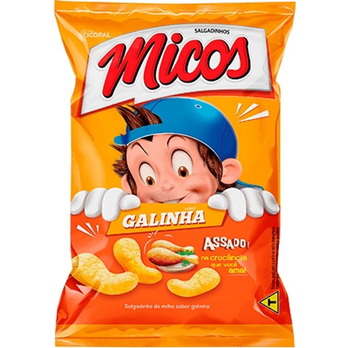 Salgadiho de Milho Micos Galinha 120g | Bretas Supermercado