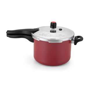 Panela de Pressão Alegrete Antiaderente Turbo Fechamento Externo Vermelha 4.5 Litros