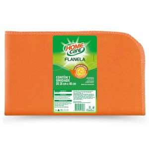 Flanela Home Care Laranja 28x48cm
