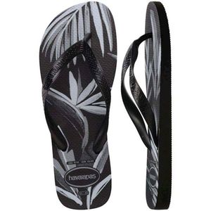 Sandália Havaianas Masculina Aloha Preto/Cinza 39/40