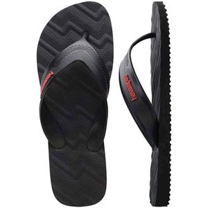 Sandália Havaianas Masculina Track Waves Formas Geométricas Preto 43/44