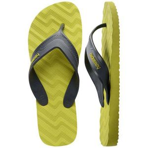 Sandália Havaianas Masculina Track Waves Formas Geométricas Wild Lime39/40