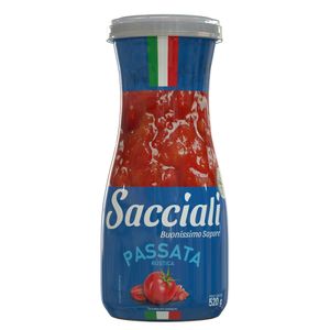 Molho de Tomate Passata Rústica Sacciali 520g