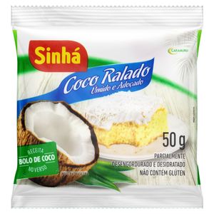 Coco Ralado Sinhá Úmido e Adocado 50g