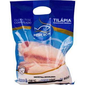 Filé Tilápia Peixe Bom Congelado 800g