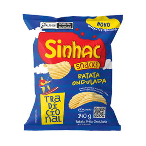 Batata Sinhac Ondulada Tradicional 140g