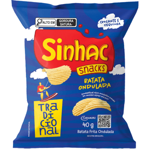 Batata Sinhac Ondulada Tradicional 40g