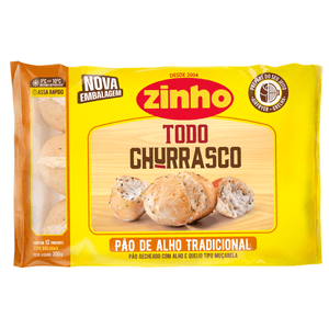 Pão de Alho Zinho Bolinha Tradicional 300g