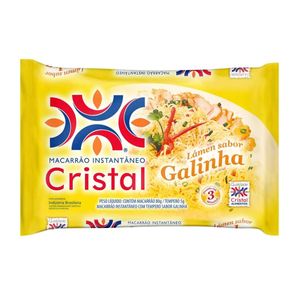 Macarrão Instantâneo Cristal Galinha 85g