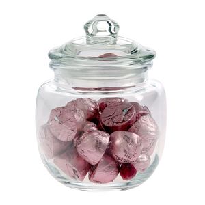 Pote Krea Vidro com Tampa Redondo 570ml