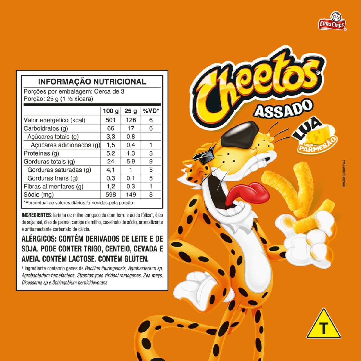 Salgadinho de Milho Cheetos Lua Parmesão 80g | Bretas Supermercado