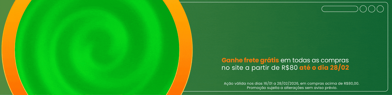 FRETE GRATIS AUTOMATICO EM COMPRAS ACIMA DE $80
