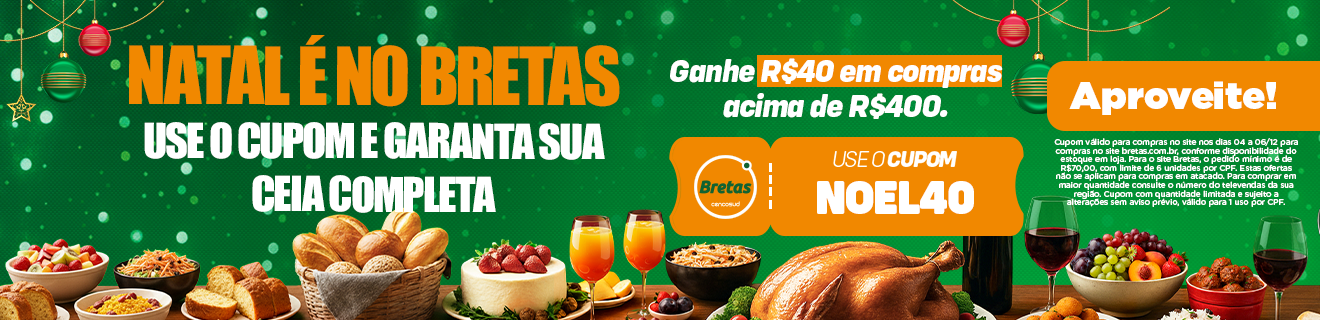 CUPOM BRETAS - NOEL40